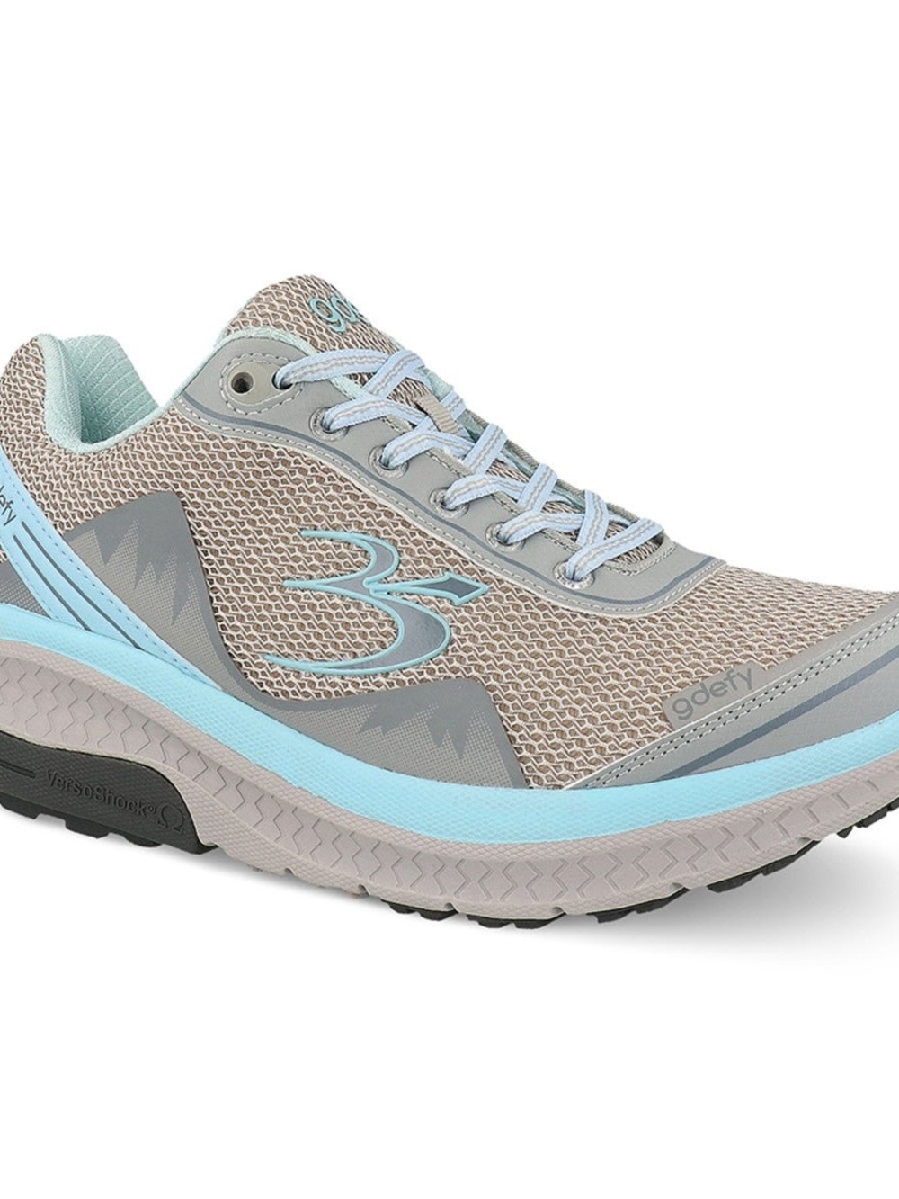 G-Defy Gravity Defyer Mighty Walk Sneakers 9.5 Blue Gray Aqua NWT